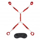 Красная фиксация на матрас Classic Bedspreader - Lux Fetish - купить с доставкой в Череповце