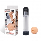 Автоматическая вакуумная помпа-мастурбатор Blowjob Auto Sucker Penis Enlarger Pump - Lux Fetish - в Череповце купить с доставкой