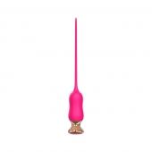 Розовый тонкий стимулятор Nipple Vibrator - 23 см. - I-MOON - купить с доставкой в Череповце