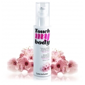 Силиконовый лубрикант 2-в-1 Touch My Body с ароматом вишнёвого цвета - 100 мл. - Love to Love - купить с доставкой в Череповце