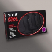 Набор из 3 массажеров простаты чёрного цвета NEXUS ANAL STARTER KIT - Nexus Range - в Череповце купить с доставкой