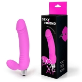 Розовый безремневой страпон Sexy Friend - 1137 - купить с доставкой в Череповце