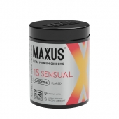 Анатомические презервативы MAXUS Sensual - 15 шт. - Maxus - купить с доставкой в Череповце