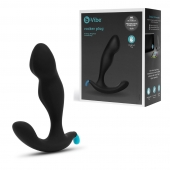 Черный утяжеленный анальный стимулятор Rocker Plug - 12 см. - b-Vibe - в Череповце купить с доставкой