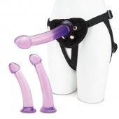 Тренировочный набор с тремя насадками Pegging Training Set - Lux Fetish - купить с доставкой в Череповце