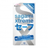 Презервативы Sagami Xtreme Ultrasafe с двойным количеством смазки - 10 шт. - Sagami - купить с доставкой в Череповце