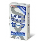 Презервативы Sagami Xtreme Ultrasafe с двойным количеством смазки - 10 шт. - Sagami - купить с доставкой в Череповце