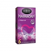 Презервативы с рёбрышками Domino Harmony - 6 шт. - Domino - купить с доставкой в Череповце