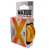 Презервативы анатомической формы Maxus Sensual - 3 шт. - Maxus - купить с доставкой в Череповце