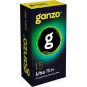 Прозрачные ультратонкие презервативы Ganzo Ultra thin - 15 шт. - Ganzo - купить с доставкой в Череповце