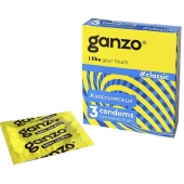 Классические презервативы с обильной смазкой Ganzo Classic - 3 шт. - Ganzo - купить с доставкой в Череповце