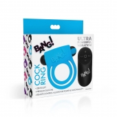 Голубое эрекционное виброкольцо 28X Remote Control Vibrating Cock Ring   Bullet - XR Brands - в Череповце купить с доставкой