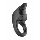 Черное эрекционное виброкольцо Vibro Lust Ring - MALESATION - в Череповце купить с доставкой