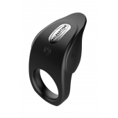 Черное эрекционное виброкольцо Vibro Lust Ring - MALESATION - в Череповце купить с доставкой