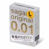 Презервативы Sagami Original 0.01 L-size увеличенного размера - 2 шт. - Sagami - купить с доставкой в Череповце