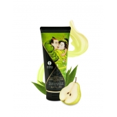 Массажный крем для тела с ароматом груши и зелёного чая Pear   Exotic Green Tea - 200 мл. - Shunga - купить с доставкой в Череповце