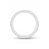 Белое люминесцентное эрекционное кольцо Silicone Glo Cock Ring - Blush Novelties - в Череповце купить с доставкой