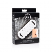 Комплект из 6 прозрачных эрекционных колец Ring Master Custom Ball Stretcher Kit - XR Brands - в Череповце купить с доставкой