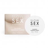 Массажная свеча для всего тела Slow Sex - 50 гр. - Bijoux Indiscrets - купить с доставкой в Череповце