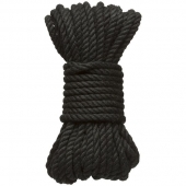 Черная верёвка для связывания и фиксации Bind Tie - 9,14 м. - Doc Johnson - купить с доставкой в Череповце