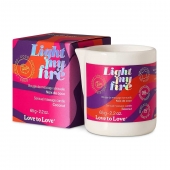 Массажная свеча Light My Fire Coconut с ароматом кокоса - 65 гр. - Love to Love - купить с доставкой в Череповце