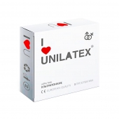 Ультратонкие презервативы Unilatex Ultra Thin - 3 шт. - Unilatex - купить с доставкой в Череповце
