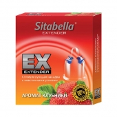 Стимулирующая насадка Sitabella Extender  Клубника - Sitabella - купить с доставкой в Череповце