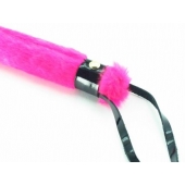 Нежная плеть с розовым мехом BDSM Light - 43 см. - БДСМ Арсенал - купить с доставкой в Череповце