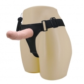 Реалистичный страпон-фаллоимитатор на трусиках Ultra Passionate Harness - 15 см. - Baile - купить с доставкой в Череповце