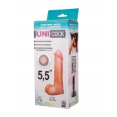 Фаллическая насадка Харнесс UNICOCK 5,5  - 17 см. - LOVETOY (А-Полимер) - купить с доставкой в Череповце