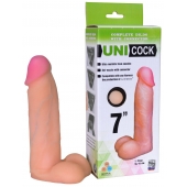 Фаллическая насадка Харнесс UNICOCK 7  - 19 см. - LOVETOY (А-Полимер) - купить с доставкой в Череповце