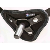 Страпон с 2 насадками и вибрацией UniStrap - 20 и 18 см. - LOVETOY (А-Полимер) - купить с доставкой в Череповце