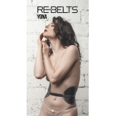 Пояс с клёпками Yona Black - Rebelts - купить с доставкой в Череповце