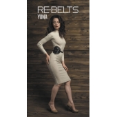 Пояс с клёпками Yona Black - Rebelts - купить с доставкой в Череповце