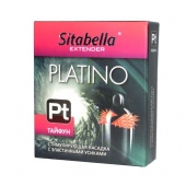 Стимулирующая насадка с шипиками по бокам Platino  Тайфун - Sitabella - купить с доставкой в Череповце