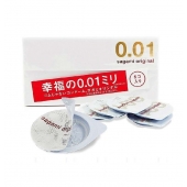 Супер тонкие презервативы Sagami Original 0.01 - 5 шт. - Sagami - купить с доставкой в Череповце