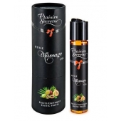 Массажное масло с ароматом экзотических фруктов Huile de Massage Gourmande Fruits Exotiques - 59 мл. - Plaisir Secret - купить с доставкой в Череповце