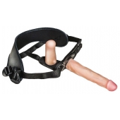 Женский страпон с вагинальной пробкой Woman Strap - 18 см. - LOVETOY (А-Полимер) - купить с доставкой в Череповце
