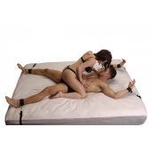 Бондаж для фиксации на кровати Frisky Bedroom Restraint Kit - XR Brands - купить с доставкой в Череповце