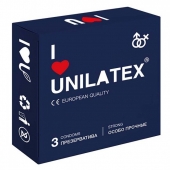 Ультрапрочные презервативы Unilatex Extra Strong - 3 шт. - Unilatex - купить с доставкой в Череповце