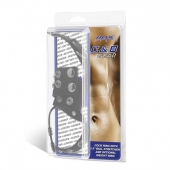 Утяжка на пенис и мошонку Cock Ring With 1.5  Ball Stretcher And Optional Weight Ring - BlueLine - купить с доставкой в Череповце