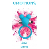 Голубое эрекционное виброколечко Emotions Minnie Breeze - Lola Games - в Череповце купить с доставкой