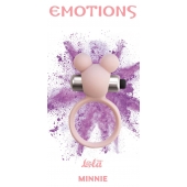 Розовое эрекционное виброколечко Emotions Minnie Light pink - Lola Games - в Череповце купить с доставкой