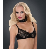 Полиуретановый ошейник с пуклями и D-кольцами Collar with Studs - Blush Novelties - купить с доставкой в Череповце