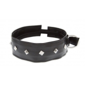 Полиуретановый ошейник с пуклями Collar with Studs - Blush Novelties - купить с доставкой в Череповце