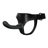 Страпон с изогнутой головкой Ultra Harness Curvy Dildo - 15,8 см. - Baile - купить с доставкой в Череповце