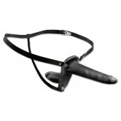 Женский страпон с вагинальной пробкой Double Penetrix Strap-on - 15 см. - Pipedream - купить с доставкой в Череповце