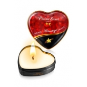 Массажная свеча с ароматом ванили Bougie Massage Candle - 35 мл. - Plaisir Secret - купить с доставкой в Череповце
