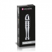 Ребристый фаллоимитатор для электростимуляции Funky Fella Rill Dildo - 13 см. - MyStim - купить с доставкой в Череповце