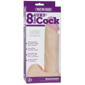 Ультрареалистичная насадка для трусиков Vac-U-Lock 8  ULTRASKYN Cock - 20,57 см. - Doc Johnson - купить с доставкой в Череповце